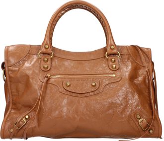 Balenciaga Borsa Balenciaga The City Donna Pelle Marrone/Cammello