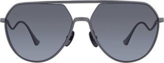 Ferrari Gradient Grey Polarized Pilot Mens Sunglasses FH1021T 311/S8 59