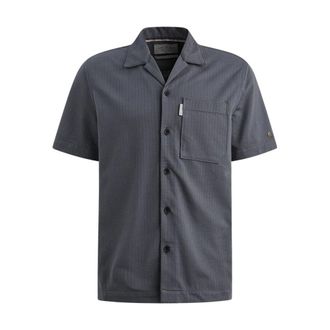 Cast Iron Heren, Overhemden, Grijs, Maat: 2XL Katoen