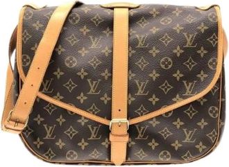 Louis Vuitton Pre-owned Cross Body Bags, female, Brown, Size: ONE SIZE Pre-owned Vintage Cross Body Bag