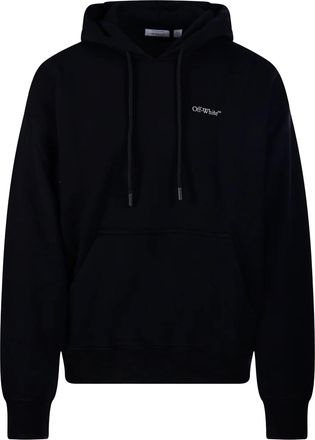 Off-white Half Arrows Graphic Pullover Hoodie with Drawstring Hood