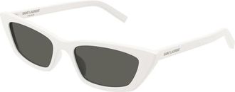 Saint Laurent Ladies Black Cat Eye Sunglasses SL277 011