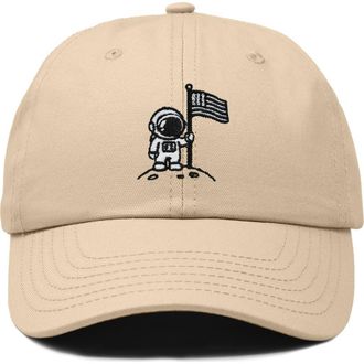 Dalix Moon Mission Dad Cap in Khaki at Nordstrom