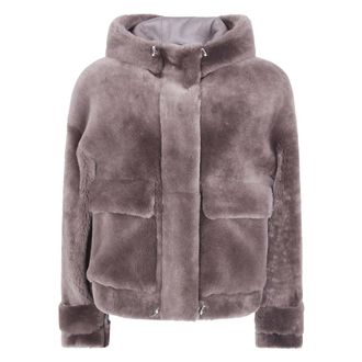 BLANCHA Faux Fur & Shearling Jackets - Jackets - Mujer - Marr&oacute;n - S