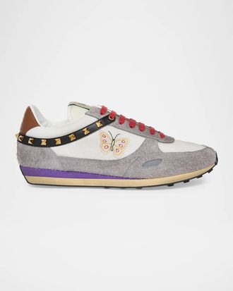 Valentino Garavani Men & apos;s Stud Up Crosta Low-Top Sneakers