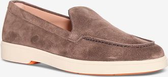 Santoni Mokassins aus Wildleder mit Gummisohlen