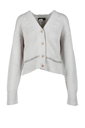 Fabiana Filippi Wool Silk Cashmere Cardigan - Beige