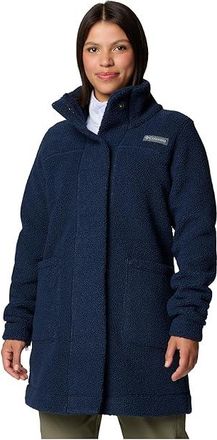 Columbia Panoramatm Long Jacket Womens Coat Collegiate Navy : XS, Polyester/Fleece