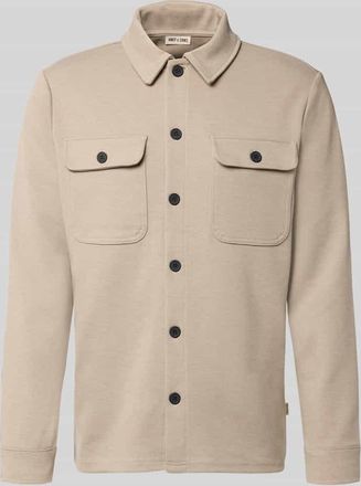 Only & Sons Regular Fit Hemdjacke aus Viskose-Mix Modell JAKES in Beige, Gr&ouml;&szlig;e XL
