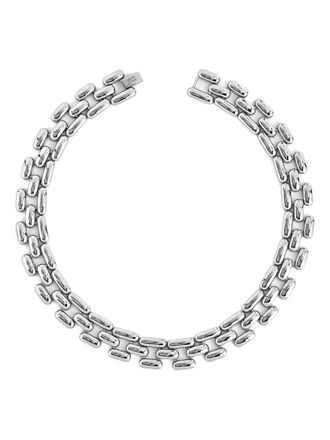 Kenneth Jay Lane cable-link necklace - women - Brass - One Size - Silver