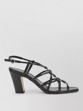 Aeyde acacia 75mm cone heel strappy sandals