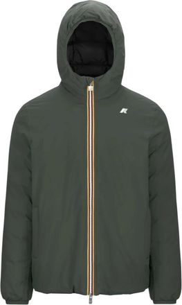 K-Way Jack ST Thermo Reversible Jacket - Heren - Gewatteerde jassen - Groen - L - Polyester - Jassen