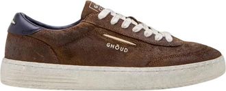 Ghoud Bruine Su&egrave;de Basket Sneakers - Heren - Sneakers - Bruin - 44 EU - Su&egrave;de - Schoenen