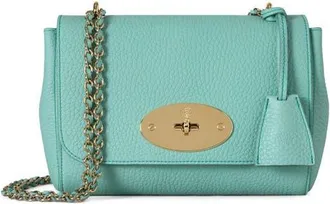 Mulberry Lily Heavy Grain Leather Satchel in Marina Blue at Nordstrom