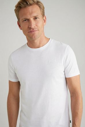Joop T-Shirt JOOP Cosmo, Herren, Gr. XXL, wei&szlig;, Single Jersey, Obermaterial: 100% Baumwolle, unifarben, regular fit, Rundhals, Shirts T-Shirt, Basic, regul