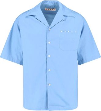 Marni Bowling Shirt - Light Blue