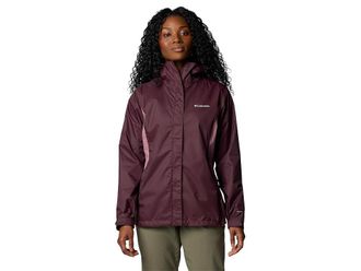 Columbia Plus Size Arcadia IItm Jacket Womens Coat Moonvista/Fig : 1X, Nylon