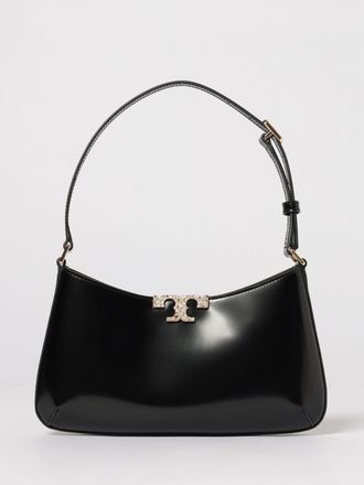 Tory Burch Borsa Slim Eleanor Tory Burch in pelle spazzolata con monogram in pav&egrave; di strass