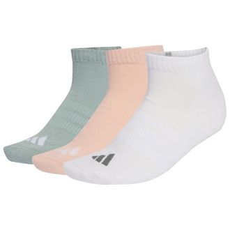 adidas Cushioned Essential Low Cut 3-Pack Multifunktionssocken f&uuml;r Herren | wei&szlig;