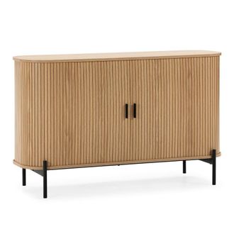 HOMN Aparador 2 puertas efecto roble