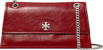 Tory Burch Kira Turnlock Leather Convertible Shoulder Bag in Red at Nordstrom
