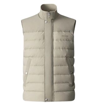 Mackage Vests, male, Beige, Size: S Brody-Z Down-Filled Quilted Vest