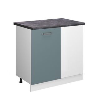 Vicco Armario De Esquina R-line, Gris Azulado, 86 Cm, Et Antracita