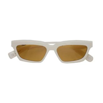 Jacquemus Rectangle Full Rim Sunglasses - White