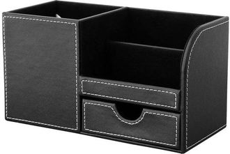 OEM Organizador De Escritorio Multifuncional - 4 Compartimentos (negro)
