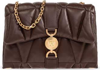 Versace Schoudertas Kleio - Dames - Schoudertassen - Bruin - ONE Size - Leer - Tassen