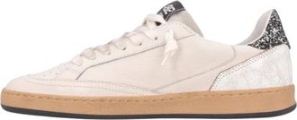 4B12 Playnew D2043 - Dames - Sneakers - Wit - 39 EU - Leer - Schoenen