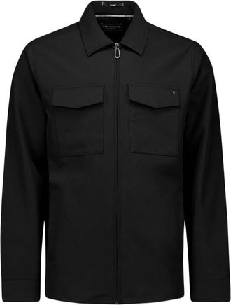 No Excess Jassen, Heren, Zwart, XL, Sedoc Overshirt