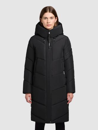 Khujo Steppmantel KHUJO JANGE, Damen, Gr. XXL (44), schwarz, Steppware, Obermaterial: 100% Polyester. Futter: 100% Nylon. Wattierung: 100% Polyester, unifar