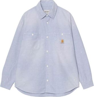 Carhartt Work in Progress Blue Loose Logo Shirt