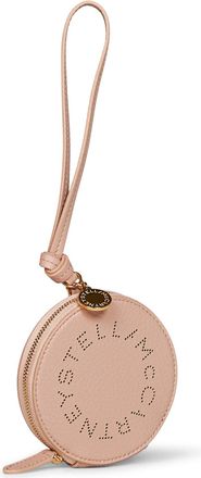 Stella McCartney Womens Coin Purse Keyring Pink Polyamide Handbags Hand Bags