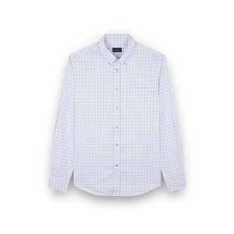 Paul & Shark Overhemden, Heren, Blauw, 3Xl, Katoen, Twill Overhemd Rechte Snit Flatterende Look