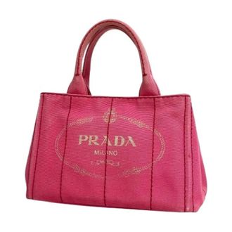Prada Pre-owned Tote Bags, female, Pink, Size: ONE SIZE Pre-owned Vintage Tote Bag