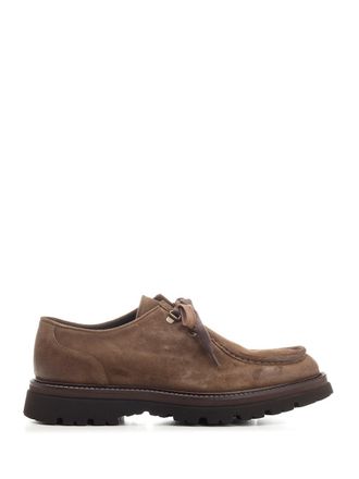 Corvari Suede Tank Paraboot Lace-Up Shoes Marrone-Uomo