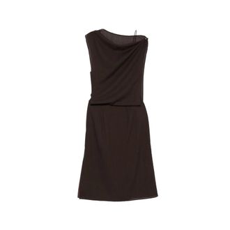 Viktoria Chan Wool-Blend Shift Tunic - Brown