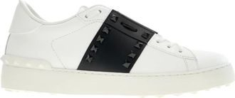 Valentino Garavani Schoenen, Dames, Wit, 36 EU, Leer, Rockstud Untitled Sneaker