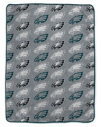 Pegasus Sports Philadelphia Eagles Nfl Team Logomania Oversized Fleece Blanket