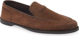 John Lobb Pace Oval Loafer in 2Y-Dark Brown at Nordstrom, Size 11.5Us