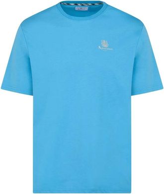 Aquascutum Hombre, Camisetas, Azul, Talla: M