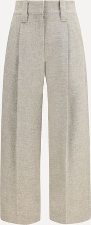Brunello Cucinelli High-waisted pleated Pants Female 42