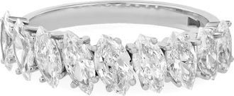 ROSEKEY 18kt witgouden ring met diamant - Zilver