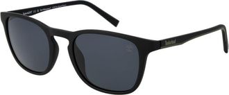 Timberland Zwarte RVS Zonnebril