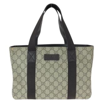 Gucci Pre-owned Tote Bags, female, Brown, Size: ONE SIZE Pre-owned GG Supreme Canvas Tote Bag