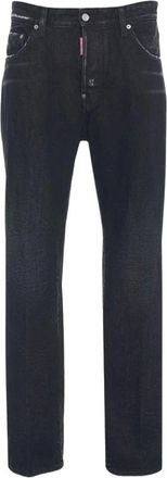 Dsquared2 Jeans, Heren, Zwart, S, Straight Jeans