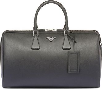 Prada Saffiano leather holdall - men - Fabric/Leather - OS - Black