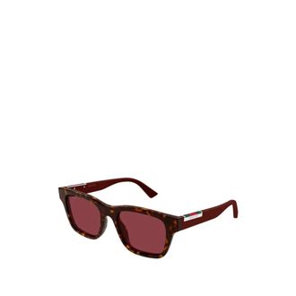 Gucci Vierkante Zonnebril - Heren - Zonnebrillen - Bruin - 52 MM - Accessoires